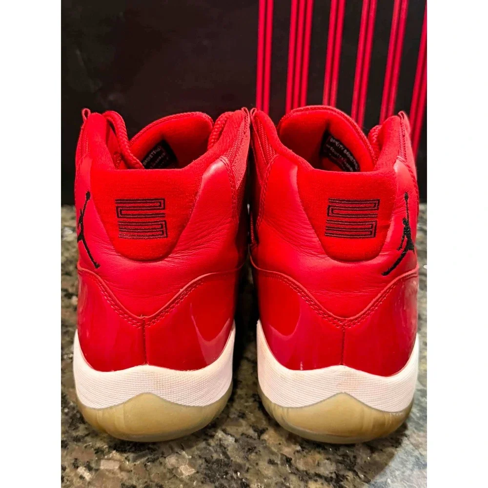 Jordan 11 Retro‎ Win Like 96 Gym Red Black White 378037-623 Mens 9.5